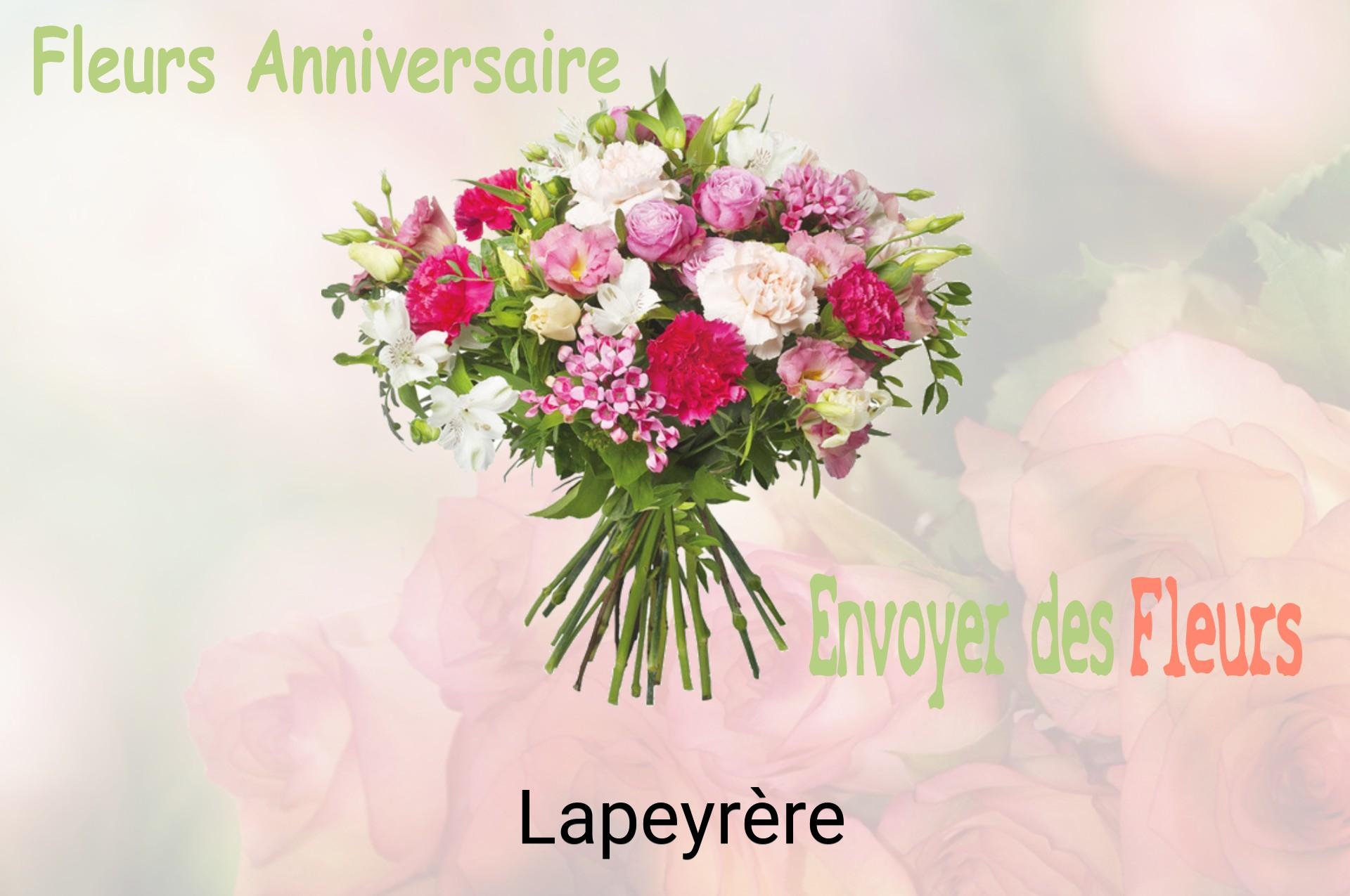 Bouquet de fleurs d’anniversaire livré à Lapeyrère